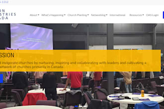 design and redesign church wordpress website ministry website