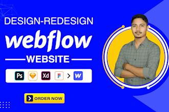 build, design, redesign, clone webflow website or convert figma to webflow