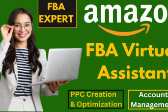 be your amazon virtual assistant, fba amazon VA