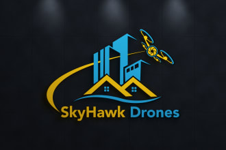 design photography camera, vintage drone, and 3d logo