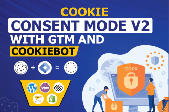 setup gdpr or ccpa cookie consent mode v2 ,cookie banner with google tag manager