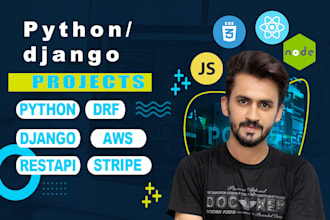 do your backend development projects using python and django