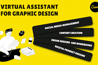 be your professional canva virtual assistant