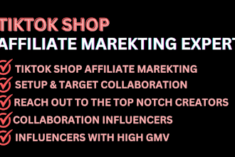 help you in tiktok shop affiliate market and boost your sale