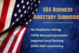 build USA nap citations and foundation backlinks to boost local SEO