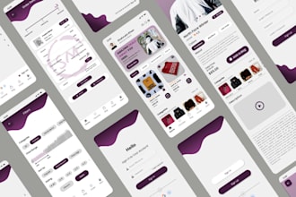 build ios and android mobile e commerce app  using flutter