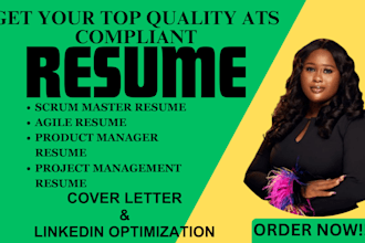 write scrum master resume, project management, and agile resume