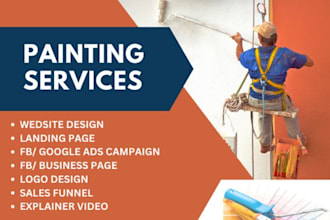 build painting company website cabinet kitchen painting contractor website