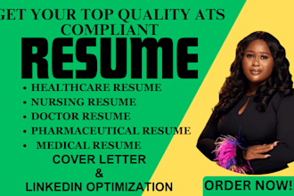 write professional medical resume, healthcare, nursing resume