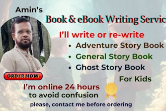 write any type of storybook or ebook for KDP