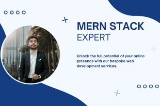 develop a custom responsive website in mern stack