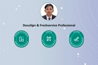 be your docusign, freshdesk, freshservice and zapier admin