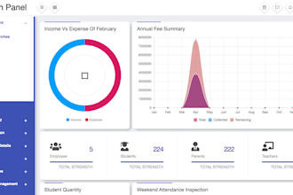 create a college and school management software erp