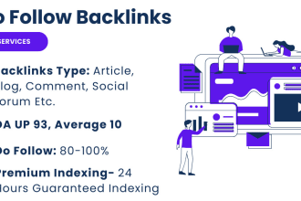 create high quality do follow SEO backlinks with moz domain authority
