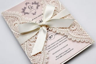 design elegant and professional invitation cards for you