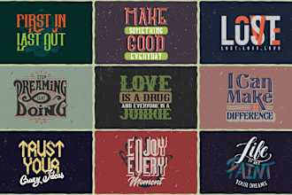 design custom vintage typography, t shirt lettering, 70s retro font logo