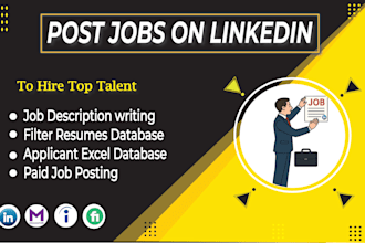 do posting jobs on linkedin recruiter