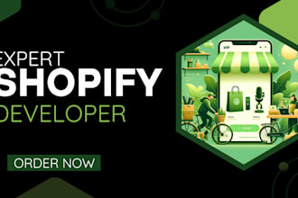 be developing and designing shopify store