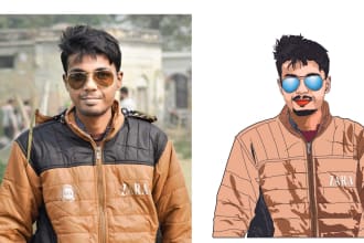 do bg removel, skin retouching, resize, upcale images, compress