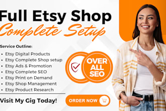 setup etsy digital products shop, design etsy digital product, etsy product SEO