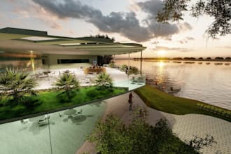 do realistic or artistic photo render of your project or 3d