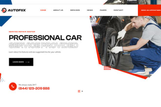 create auto detailing, car wash repair mobile mechanic website