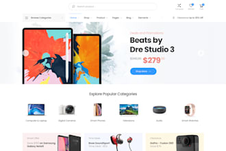 create custom website and landing pages
