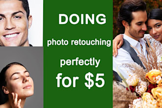 do beauty photo retouching and photo editing