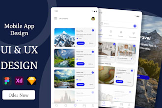 do mobile app UI UX design, and website UI UX design