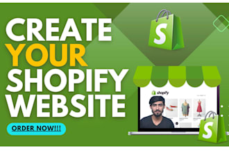 make a shopify store or drop shipping ecommerce website
