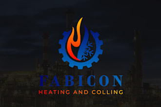 make fascinating plumbing heating cleaning air conditioning hvac oil gas logo