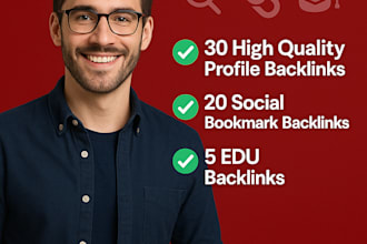 do high quality domain social media profile backlinks boot your site