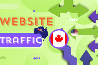 do organic website traffic USA,canada,UK,germany,aus, or worldwide