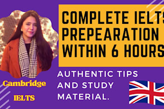 help you gear up ielts preperation within 6 hours