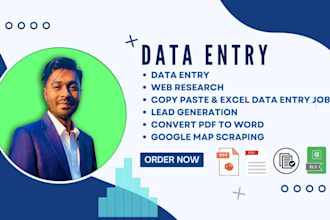 do data entry, copy pest, data typing, lead generation
