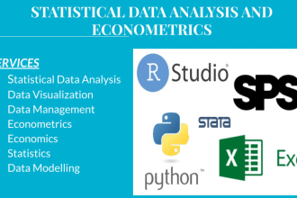 econometrics and statistical data analysis using r, python, stata, spss, excel