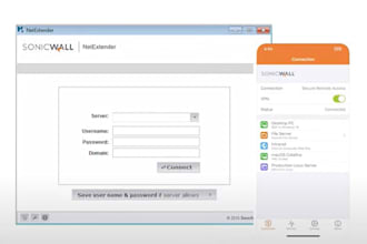 configure remotessl VPN on fortigate and sonicwall
