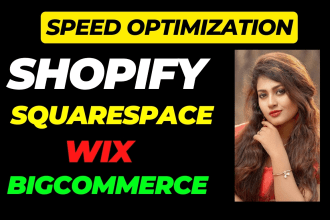 speed up shopify wix squarespace webflow websites and online stores