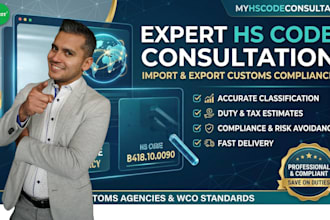 provide expert import and export hs code consultation