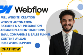 webflow expert for webflow website, figma to webflow, and fix webflow issues