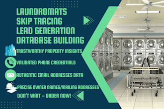 provide you laundromats list