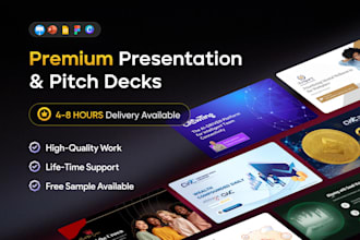 do powerpoint presentation and investor pitch deck design