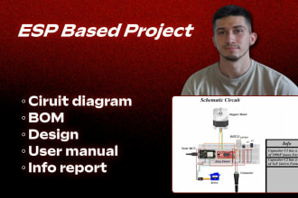 do schematic circuit on esp based project