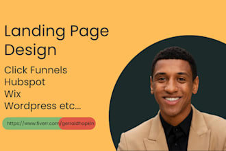 design a responsive landing page for your product or store to get more traffic