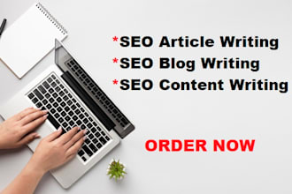 do SEO article writing, content writing or blog post writing