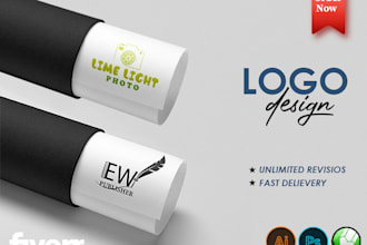 do modern minimalist business logo design and brand identity