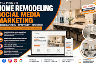 generate home remodeling leads kitchen bathroom improvement renovation website