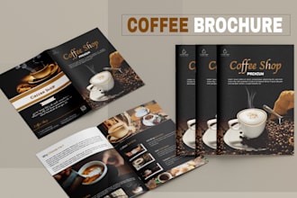 do product brochure, restaurant brochure, food promotional design