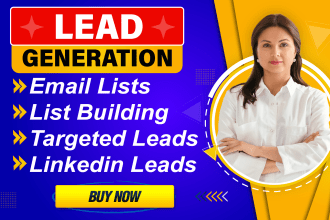 provide b2b lead generation for any industry