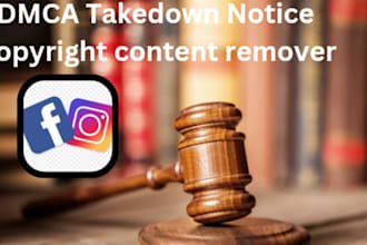 report the copyright infringement content to facebook, instagram under dmca